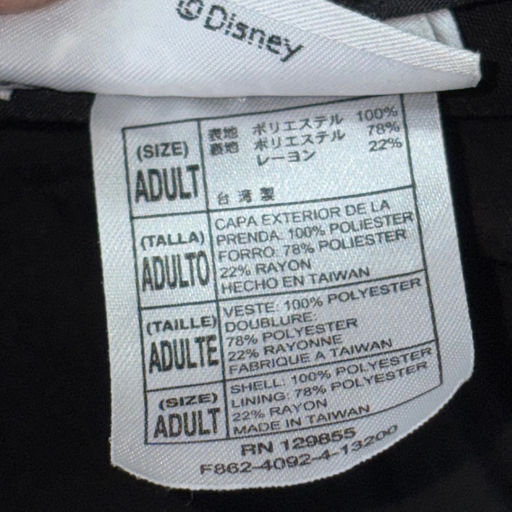 Disney Parks Mickey Minnie Mouse Newspaper Print Baseball Cap Adult Adjustable - Picture 13 of 14